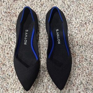 Rothy's Patterned Brown and Blue Women's Flats